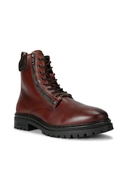 KG Kurt Geiger Brown Force Zip Boots - صورة 2 من 4