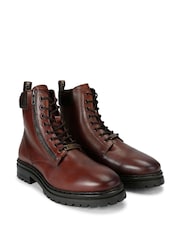 KG Kurt Geiger Brown Force Zip Boots - صورة 3 من 4