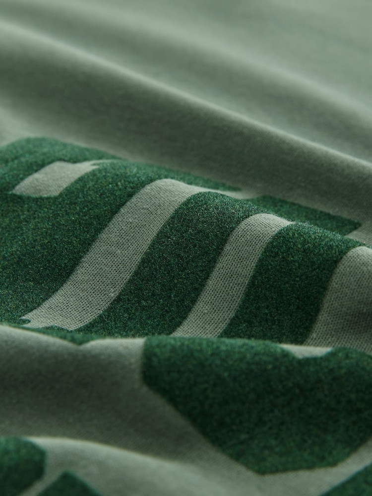 Khaki Green City Graphic Long Sleeve Pyjamas - Image 2 of 9 Khaki Green City Graphic Long Sleeve Pyjamas - Image 2 of 9