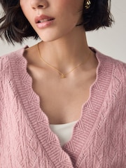 Pink Knitted Wrap Tank - Image 2 of 6