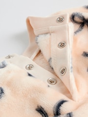 Black/White Soft Velour Bow Print Jumper and Trousers Set (0mths-2yrs) - Image 11 of 14