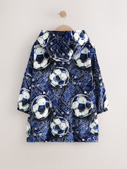 Navy Football Fleece Poncho (3-16yrs) - Image 2 of 4