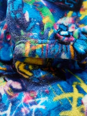 Multi Gamer Fleece Poncho (3-16yrs) - Image 6 of 7