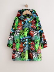 Black Minecraft Fleece Blanket Hoodie (5-16yrs) - Image 4 of 7
