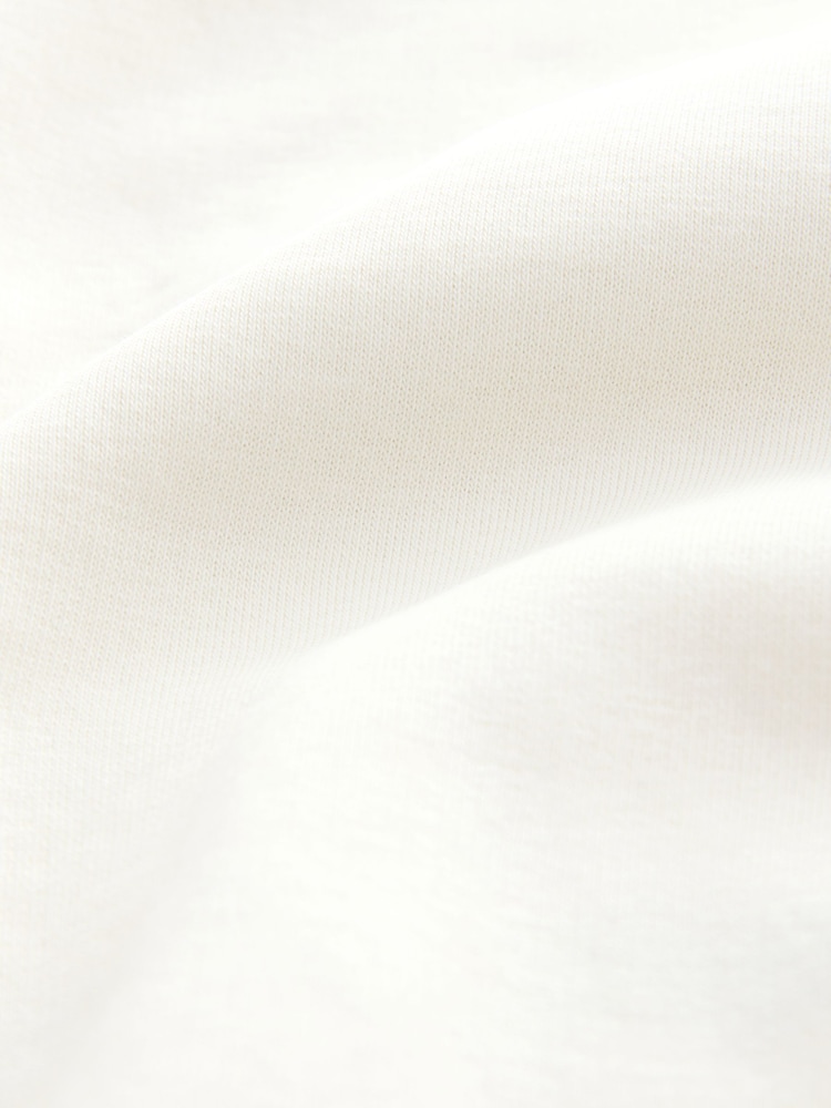 Ecru White Cotton Rich Crew Graphic Print Sweatshirt - Image 9 of 9