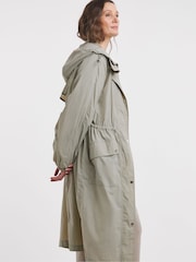 JD Williams Sage Longline Tech Parka - Image 1 of 4