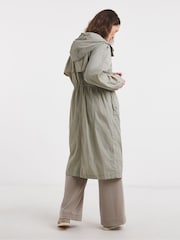JD Williams Sage Longline Tech Parka - Image 2 of 4