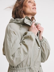 JD Williams Sage Longline Tech Parka - Image 3 of 4