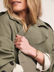 Anthology By JD Williams Green Short Trench Coat - Image 3 of 5