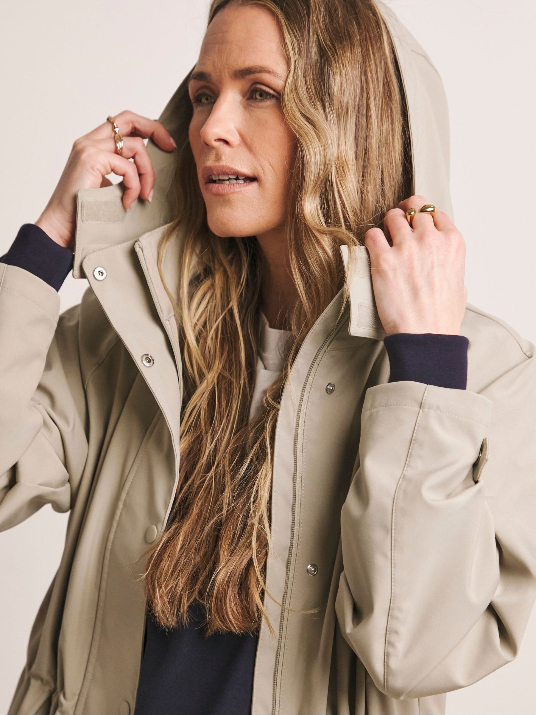 Buy Anthology By JD Williams Natural Premium Longline Raincoat
