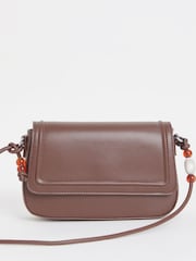 JD Williams Brown Beaded Shoulder Bag - Image 1 of 4