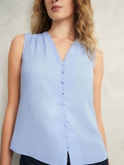 Hobbs Blue Maria Blouse - Image 3 of 4