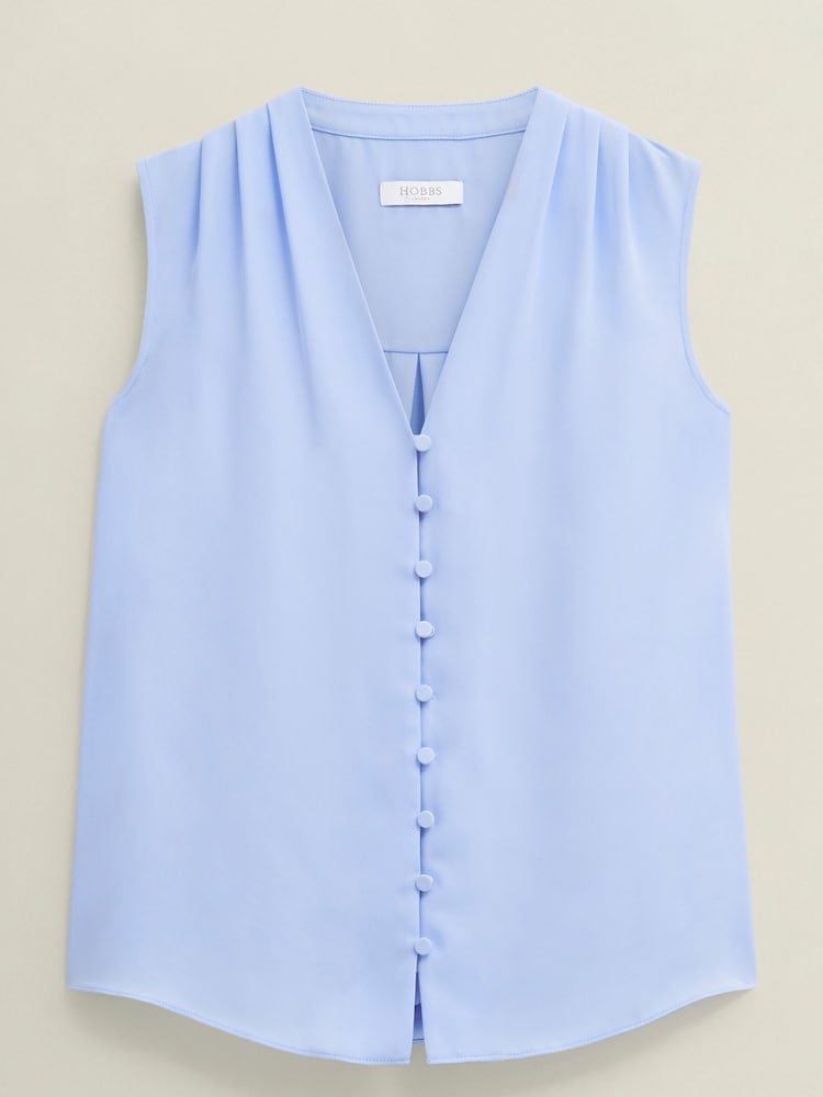 Hobbs Blue Maria Blouse - Image 4 of 4