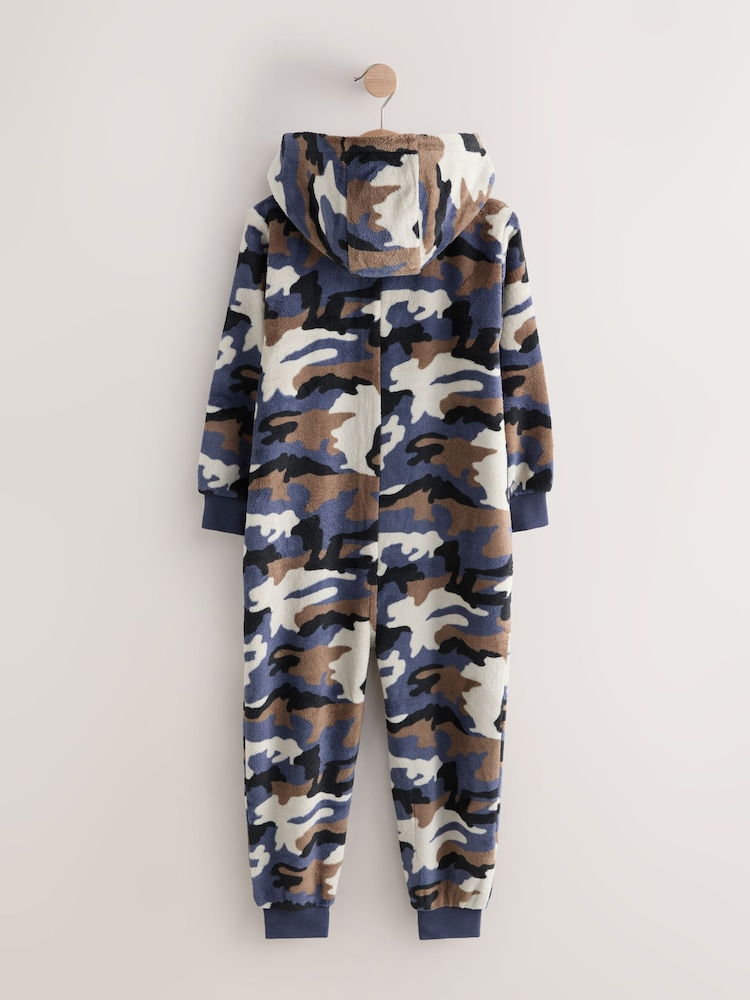 Neutral Camo Fleece All-In-One (3-16yrs) - Image 2 of 4
