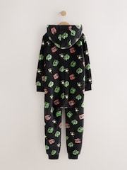 Black Minecraft Fleece License All-In-One (4-16yrs) - Image 6 of 8