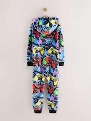 Multi Bright Gamer Fleece All-In-One (3-16yrs) - Image 7 of 9