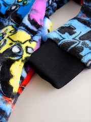 Multi Bright Gamer Fleece All-In-One (3-16yrs) - Image 8 of 9