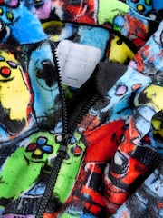 Multi Bright Gamer Fleece All-In-One (3-16yrs) - Image 9 of 9