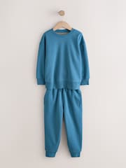 Blau - Kuscheliger Fleece-Pyjama (3–16 Jahre) - Bild 1 von 1