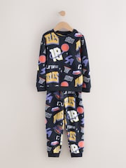 Multi Basketball Single Cosy Fleece Pyjamas (3-16yrs) - Image 4 of 7