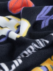 Multi Basketball Single Cosy Fleece Pyjamas (3-16yrs) - Image 6 of 7
