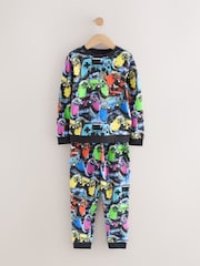 Multi Bright Single Cosy Fleece Pyjamas (3-16yrs) - Image 5 of 8
