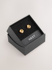 Gold Tone Knot Cufflinks - Image 5 of 5