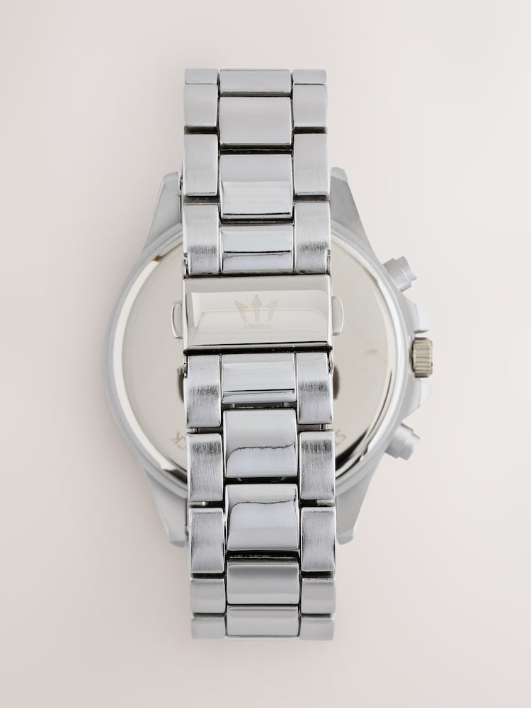 Silver Tone/Green Bracelet Watch - Image 2 of 3