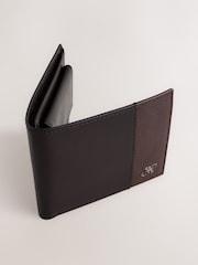 Chocolate Brown Leather Bifold Wallet - Image 2 of 4