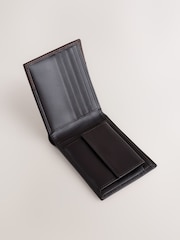 Chocolate Brown Leather Bifold Wallet - Image 3 of 4