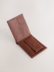 Tan Brown Leather Bifold Wallet - Image 3 of 4