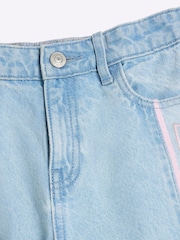 River Island Blue Girls Wide Leg 100% Cotton Jeans - Image 3 of 4