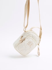 River Island Cream Girls Heart Quilt Festival Bag - Image 5 of 5
