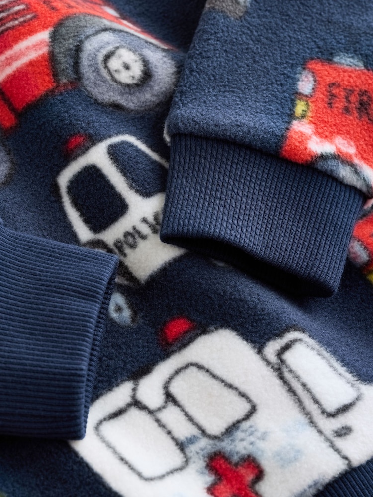 Multi Navy Single Cosy Fleece Pyjamas (9mths-12yrs) - Image 7 of 7 Multi Navy Single Cosy Fleece Pyjamas (9mths-12yrs) - Image 7 of 7