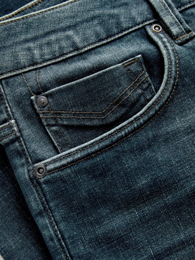 Denim Green Straight Fit Motionflex Jeans - Image 9 of 9 Denim Green Straight Fit Motionflex Jeans - Image 9 of 9