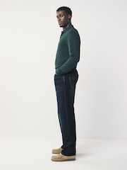 Blue Mid Indigo Relaxed Fit Motionflex Jeans - Image 4 of 12