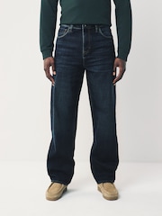 Blue Mid Indigo Relaxed Fit Motionflex Jeans - Image 5 of 12