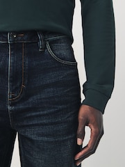 Blue Mid Indigo Relaxed Fit Motionflex Jeans - Image 6 of 12