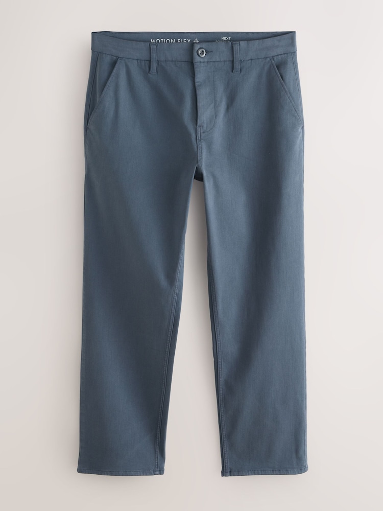 Dusky Blue Straight Fit Motionflex Jeans - Image 12 of 12 Dusky Blue Straight Fit Motionflex Jeans - Image 12 of 12