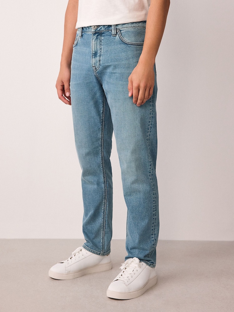 Light Blue Slim Fit Motionflex Jeans - Image 1 of 12 Light Blue Slim Fit Motionflex Jeans - Image 1 of 12