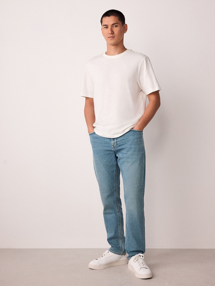 Light Blue Slim Fit Motionflex Jeans - Image 2 of 12 Light Blue Slim Fit Motionflex Jeans - Image 2 of 12