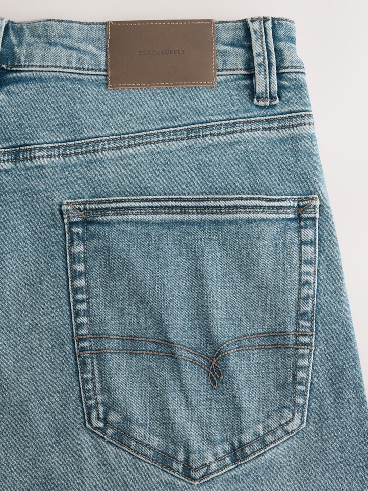 Light Blue Straight Fit Motionflex Jeans - Image 11 of 11 Light Blue Straight Fit Motionflex Jeans - Image 11 of 11