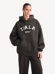 TALA Brown Oversized Volley Hoodie with Fleece - Image 1 of 3