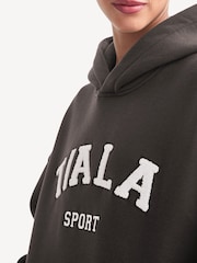 TALA Brown Oversized Volley Hoodie with Fleece - Image 2 of 3
