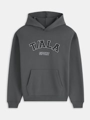 TALA Grey Oversized Volley Hoodie with Fleece - Image 3 of 4