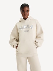 TALA Cream Oversized Volley Hoodie with Fleece - Image 1 of 4