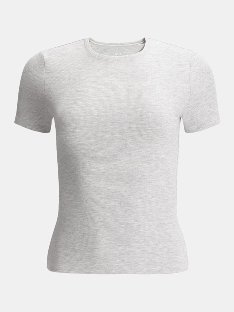 TALA Grey 365 Short Sleeve Longer Length T-Shirt - Image 3 of 3