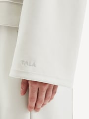 TALA White Ecru Flared Sleeve Sweat Top - Image 2 of 3