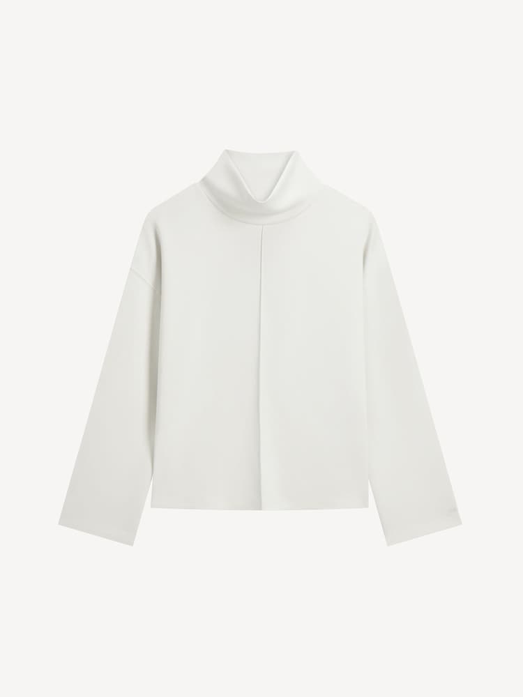 TALA White Ecru Flared Sleeve Sweat Top - Image 3 of 3