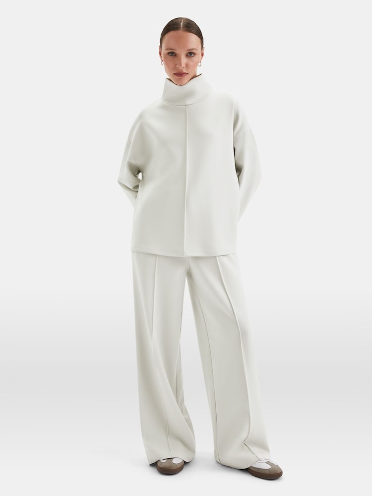 TALA White Wide Leg Trousers - Image 2 of 3
